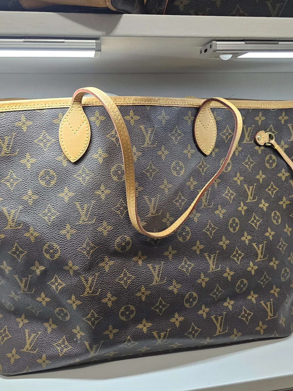 Louis Vuitton Neverfull GM Monogram Canvas Tote Bag in Brown